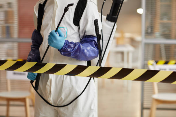 Professional Biohazard technician working in Merritt Island, FL